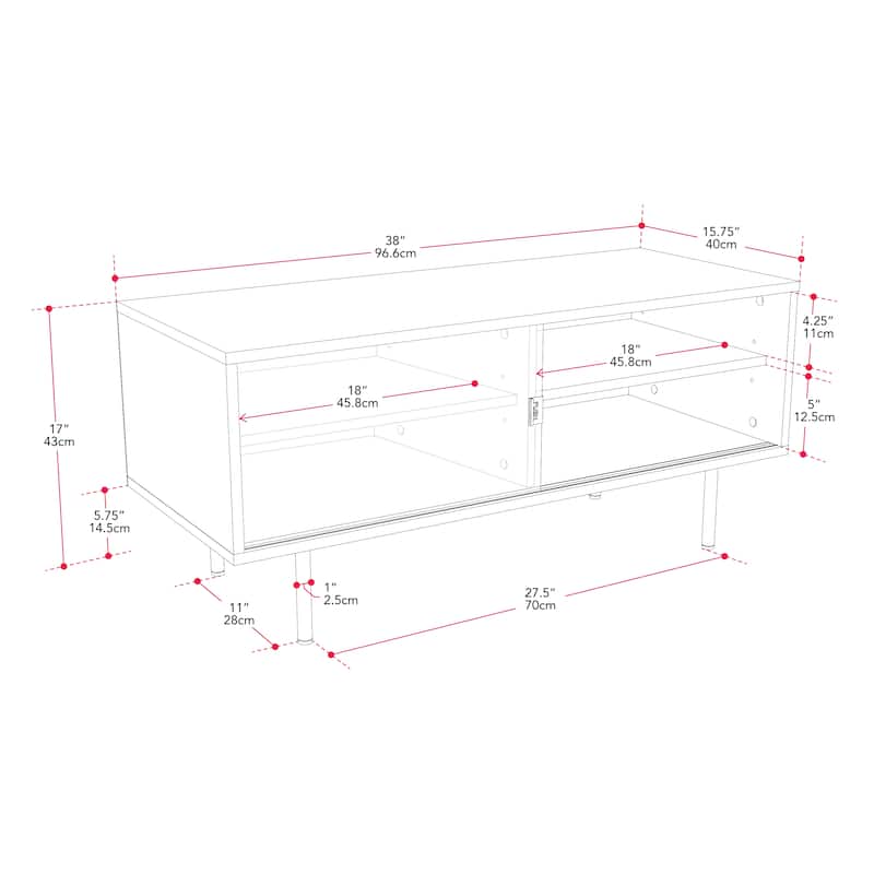 Chroma Modular TV Stand with Open Storage