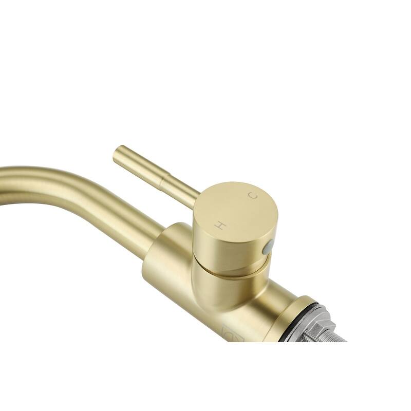 Indigo Home Single Hole Single Handle Bathroom Faucet