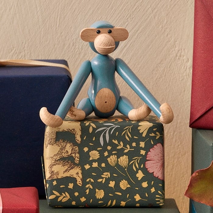 Kay Bojesen Vintage Monkey, Mini, H 3.7" - H: 3.7"