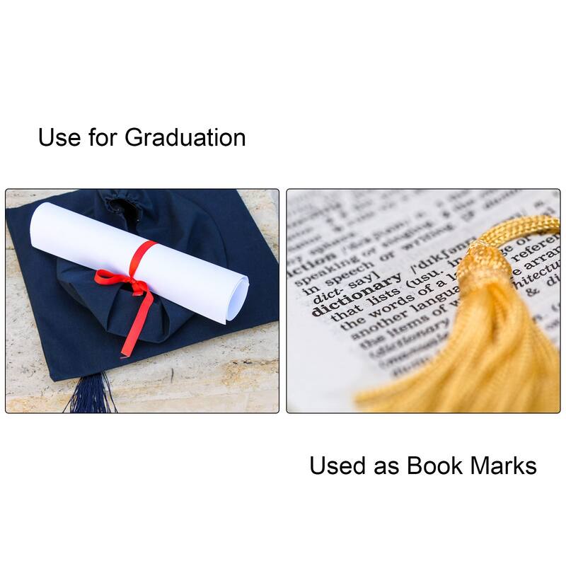 3.7" Silky Bookmark Tassels with Loop for DIY Craft Accessory