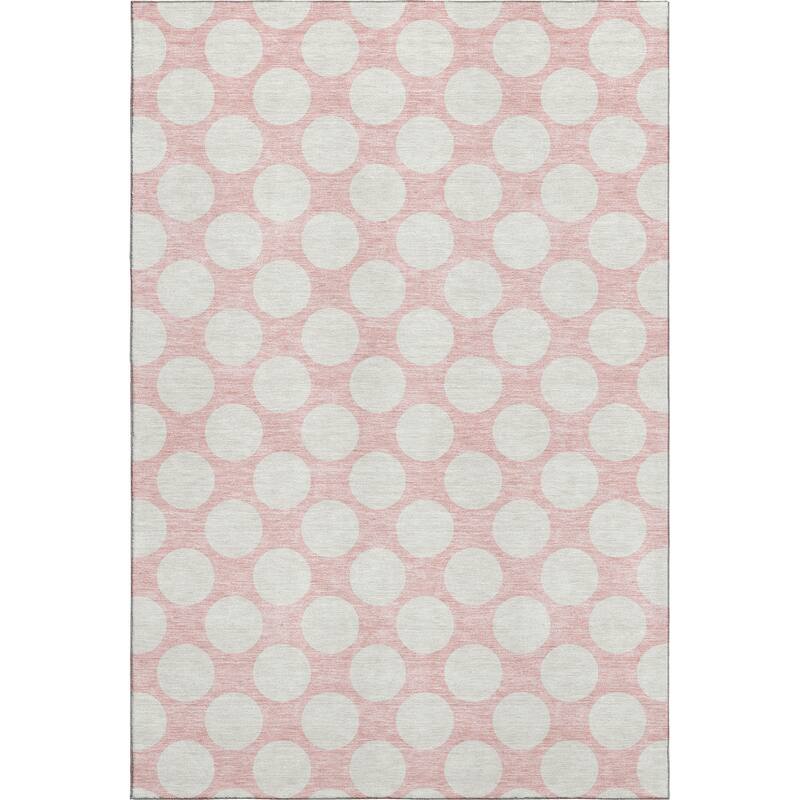 Premium Washable Super Soft Modern Polka Dots Mayfield Rug