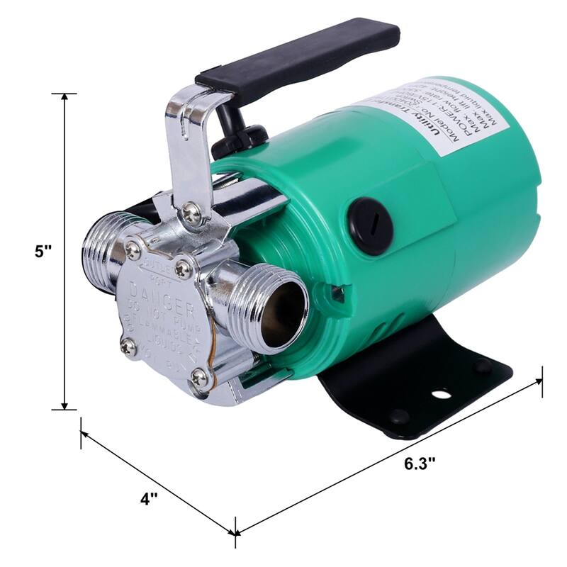330 Gallon Per Hour Portable Electric Utility Pump w/ Switch and Hose