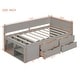 preview thumbnail 19 of 28, Twin Size Daybed with Drawers and Shelves