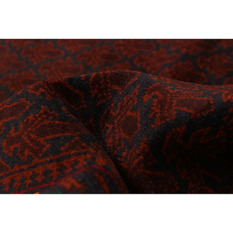 Teimani Burgundy Rug 4'1" x 6'5" - 4'1 x 6'5