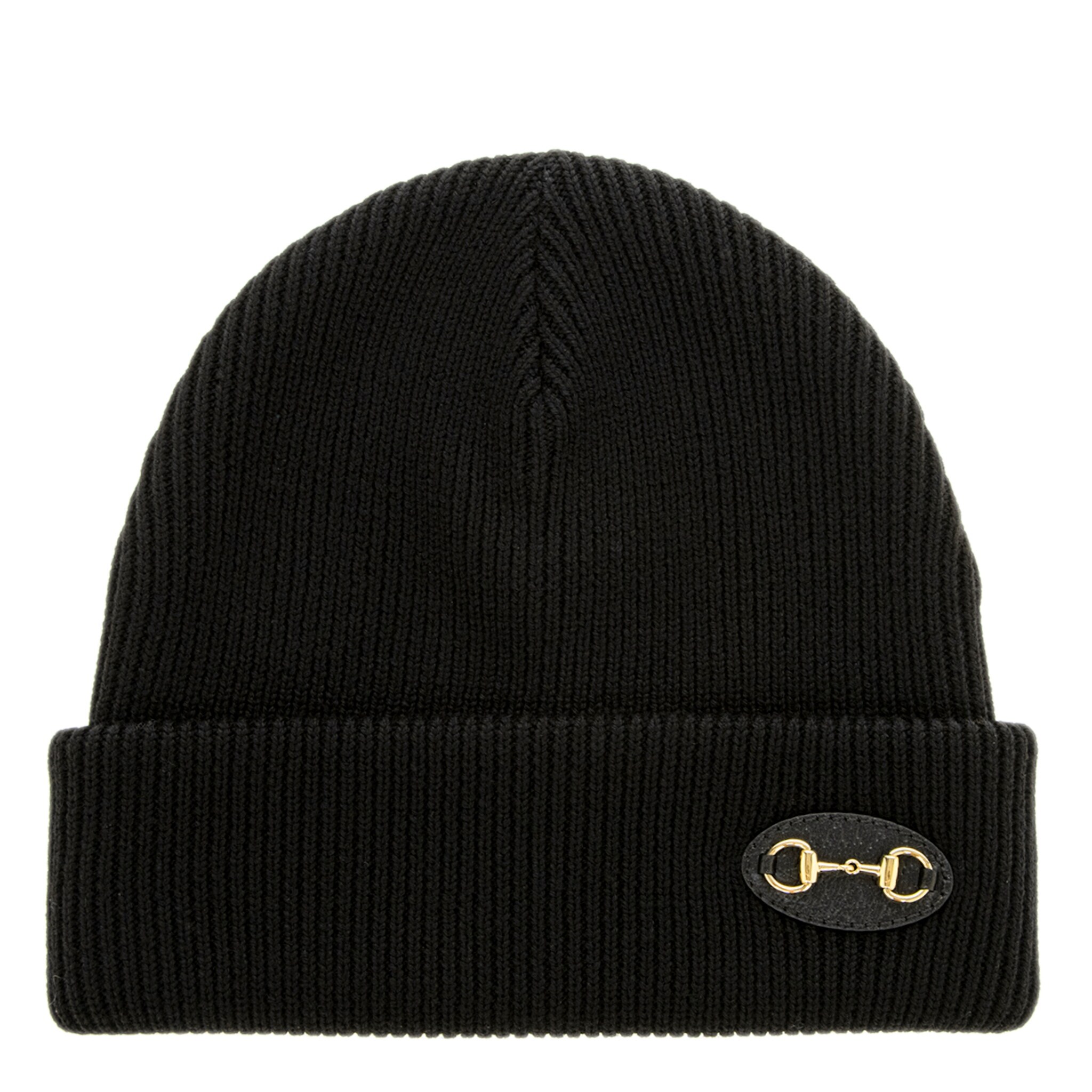 Gucci Knit Hat Black Gucci Knit Hat with GG Logo - Size S main image 4