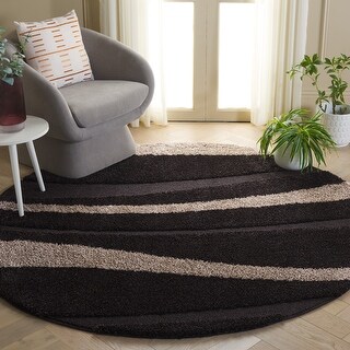 SAFAVIEH Florida Shag Assa Stripe 1.2-inch Thick Rug