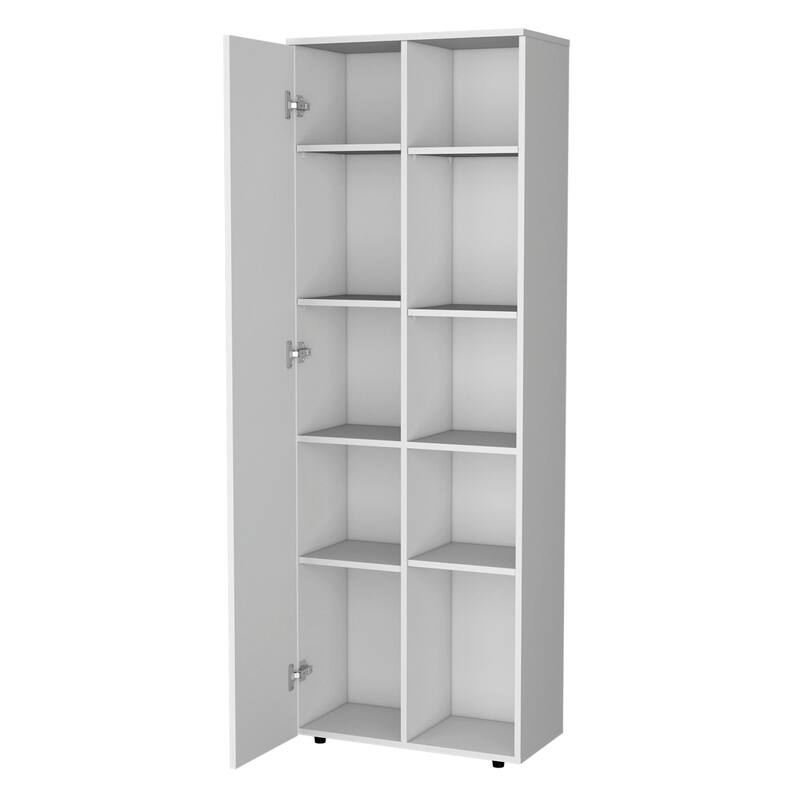 White 1-Door Multistorage Kitchen Pantry