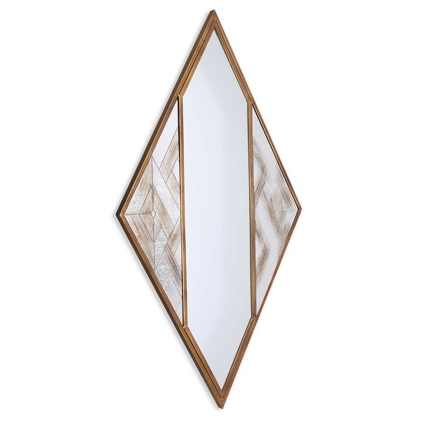 Selles Metal Framed Mirror - Antique White/Antique Brown/Bronze - A/N. Opens flyout.