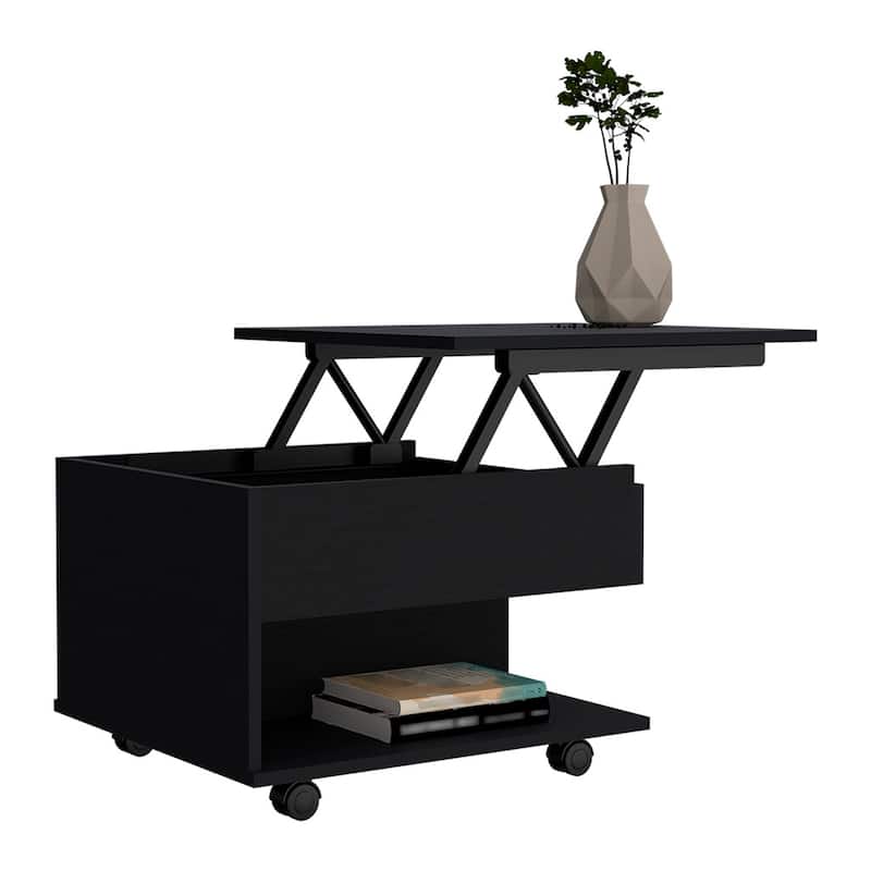 Living Room Storage Table With Pulley