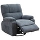 preview thumbnail 28 of 46, 360° Swivel Chair, Upholstered Recliner Chair with Adjustable Backrest Massage Reclining Chai for Living Room Lounge Chair