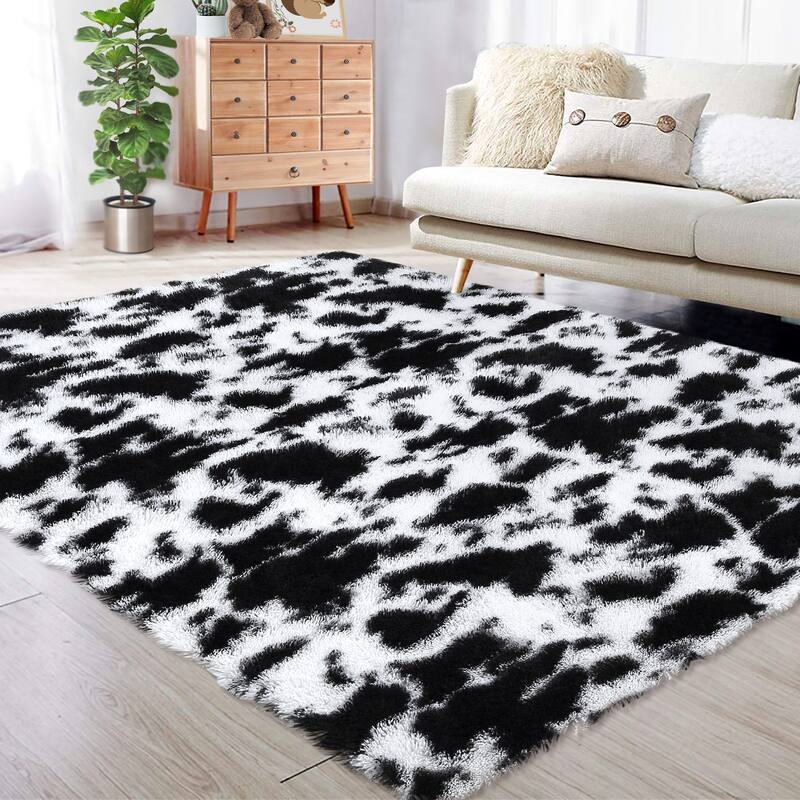 Whizmax Fluffy Soft Rug NonShedding Carpet Shaggy Rug AntiSlip On