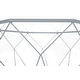 preview thumbnail 14 of 44, Malibu 29" Modern Octagon Center Coffee Table with Tempered Glass Table top & Sturdy Metal Geometric Base for Living Room Office