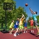 preview thumbnail 7 of 5, Roomfitters Portable Basketball Hoop, Adjustable Height 7.5-10ft, 44 Inch Backboard, Stable Base and Wheels, Black