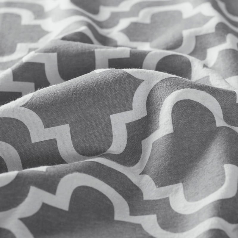 Superior All Season Brushed Flannel Trellis Pillowcase Set (Set of 2)