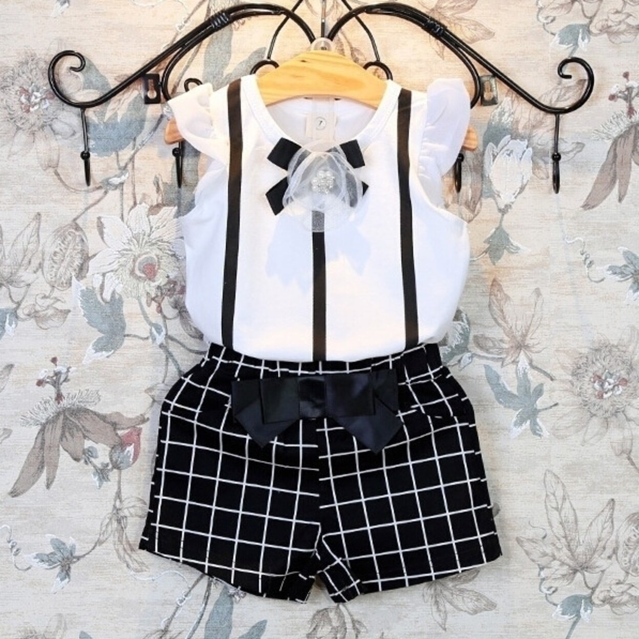Shop Fashion Kids Girls Casual Summer Clothes Set Cotton T Shirt