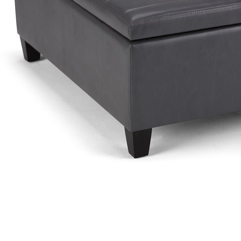 WYNDENHALL Tyler 36 inch Wide Contemporary Square Table Ottoman