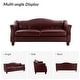 preview thumbnail 5 of 35, Sandra 81.5" Classic Genuine Leather Sofa With Solid Wood Legs By HULALA HOME