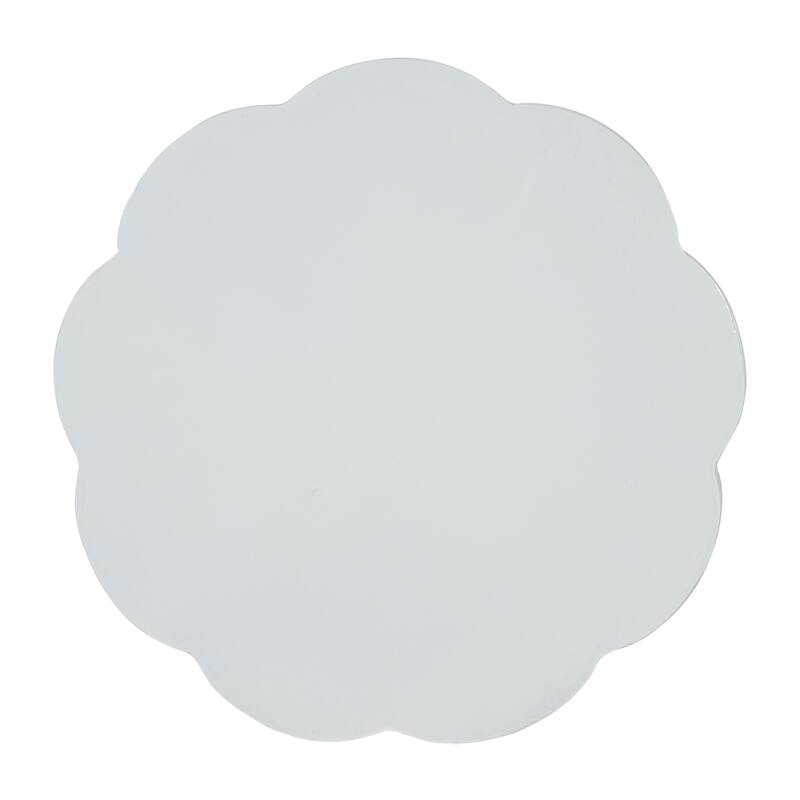 Christopher Knight Home - Calera Modern Outdoor Magnesium Oxide Side Table, Sculptural Cylindrical Design & High Gloss Finish