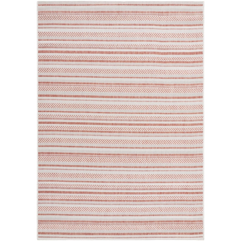 Livabliss Eagean Bohemian Stripe Outdoor Area Rug