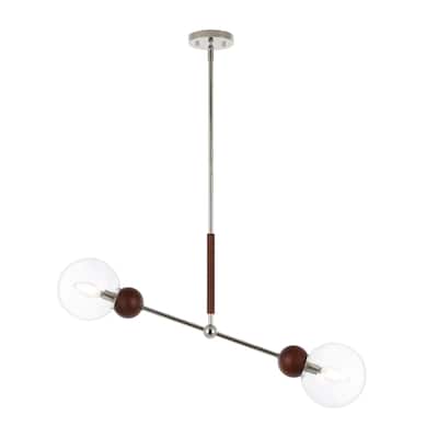 SAFAVIEH Lighting Rocky Extendable Pendant - 31 in. W x 6 in. D x 26-56 in. H