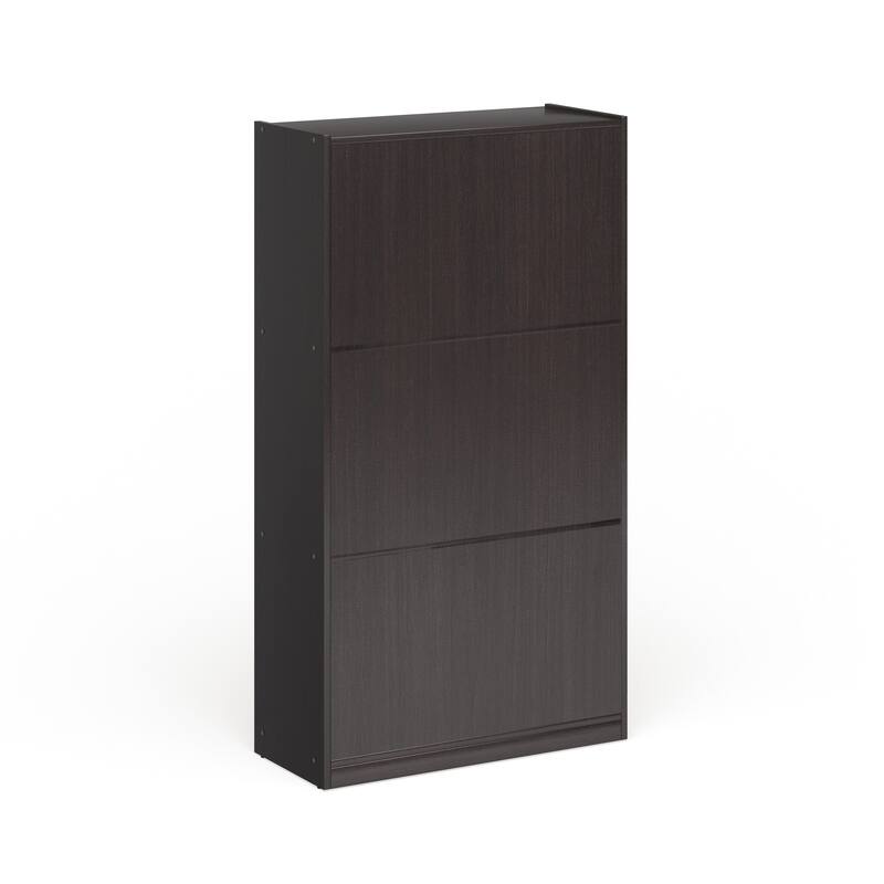 Porch & Den Chrystie Basic 3-shelf Bookcase