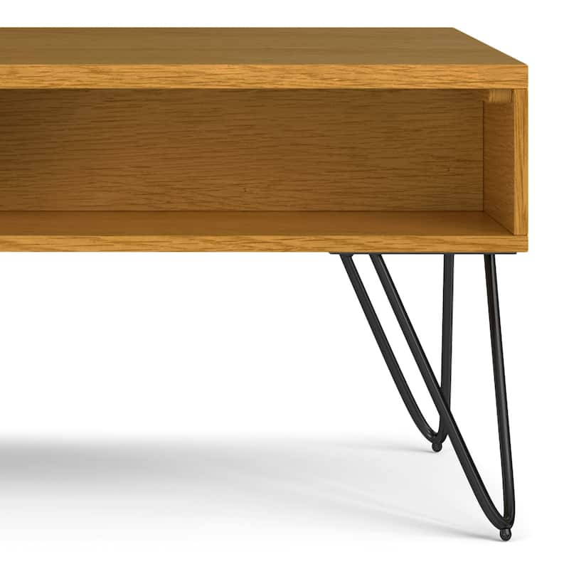 Moreno Rectangle Industrial Lift Top Coffee Table