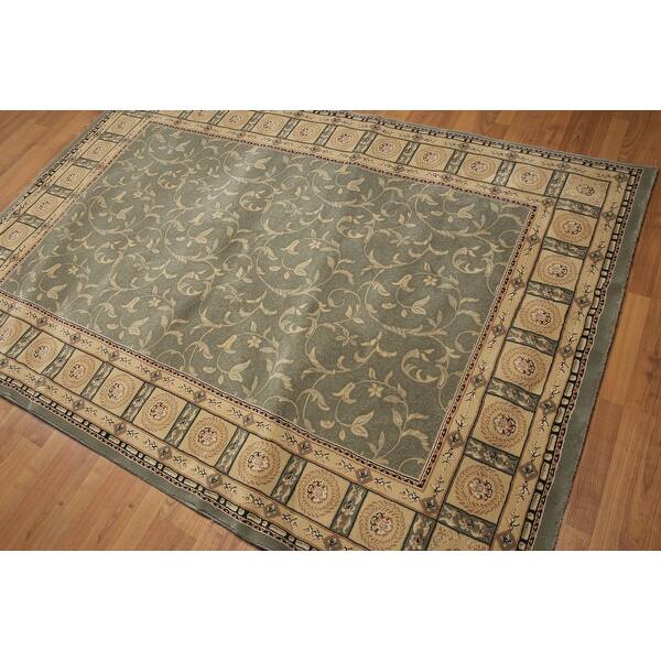 Carpet Oriental Rug Classic Persian Hardwearing Cheap Olive Beige