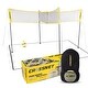 preview thumbnail 1 of 6, CROSSNET Four Square Volleyball Net and Game Set with Carrying Backpack & Ball - 7.7