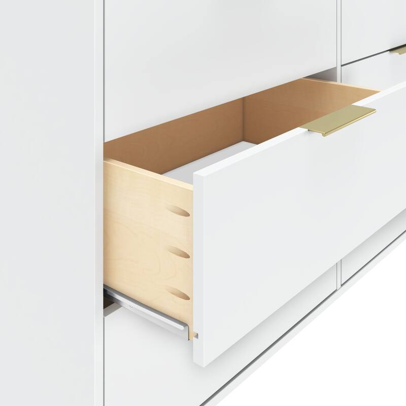 Plank and Beam Haven 6-Drawer Dresser with Drawer Pull Handles
