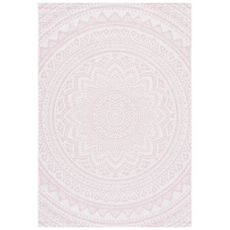 SAFAVIEH Courtyard Fran Mandala Indoor/ Outdoor Waterproof Patio Backyard Rug