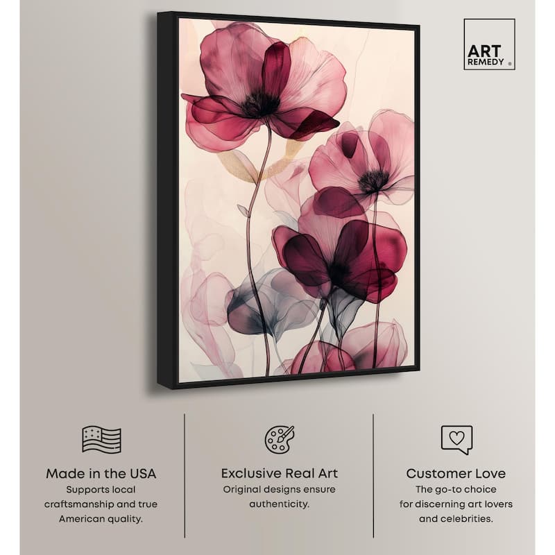 Filigree Flora I Canvas by Art Remedy