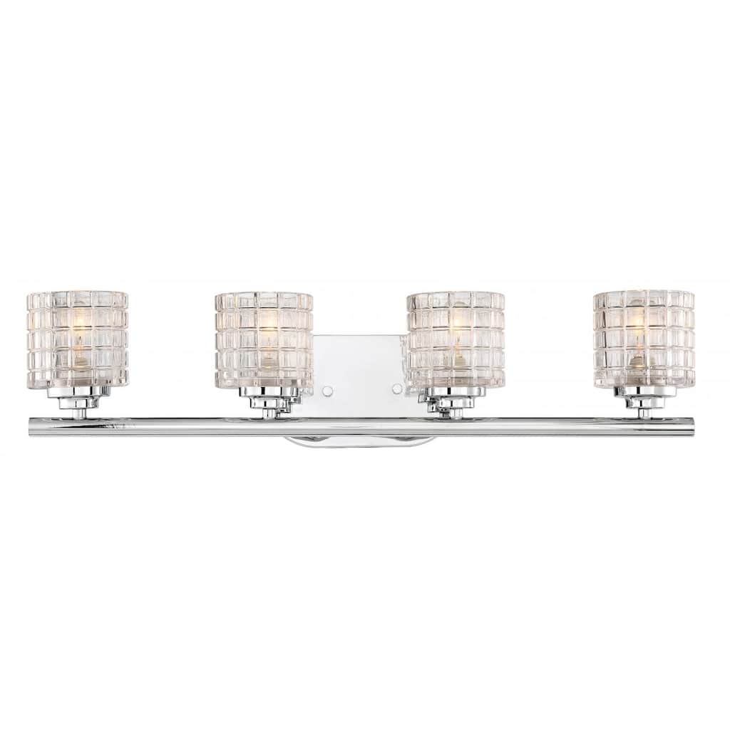 Votive Retro 4-light Vanity - Polished Nickel