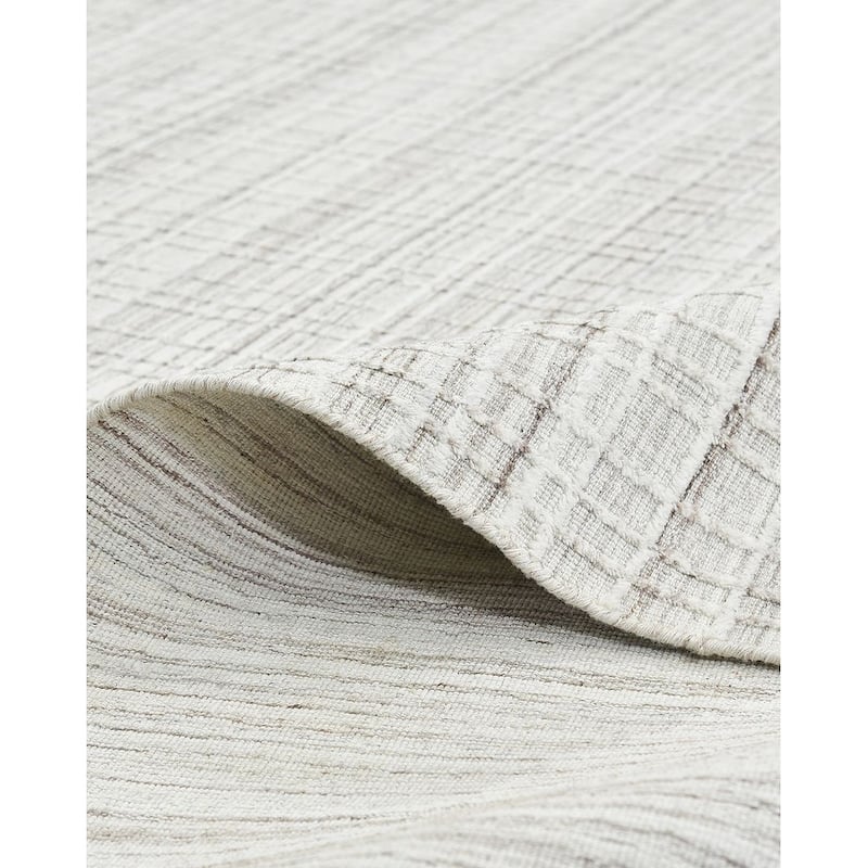 Overton Handmade Modern Contemporary Geometric Area Rug
