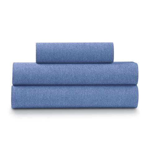 Soft Heather Jersey Knit Sheet Set