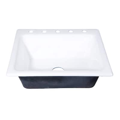 Kingston Brass GT252295 Towne 25" Undermount Single Basin Cast Iron