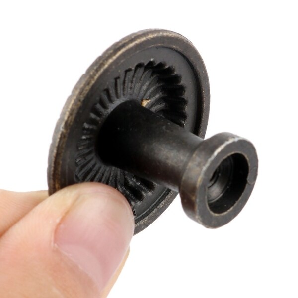 uxcell Satin Nickel Knob Pull Handle Hardware for Cupboard Cabinets Door