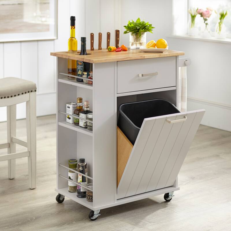 Simple Living Lima Rolling Kitchen Cart
