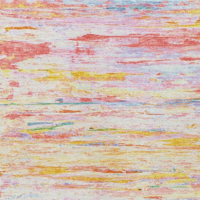 HomeRoots Abstract Transitional Rectangle Outdoor Rug