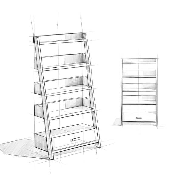 WYNDENHALL Harriet SOLID WOOD 66 inch x 36 inch Contemporary Ladder