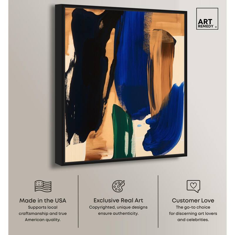 Ochre Odyssey Canvas by Art Remedy