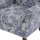Upholstered Nailhead Trim Armchair Wingback Accent Chairs Set of 2