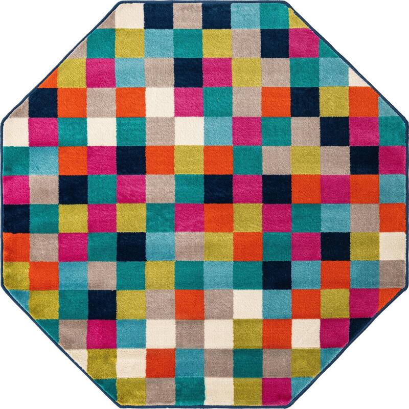 Contemporary Chorisia Collection Area Rug