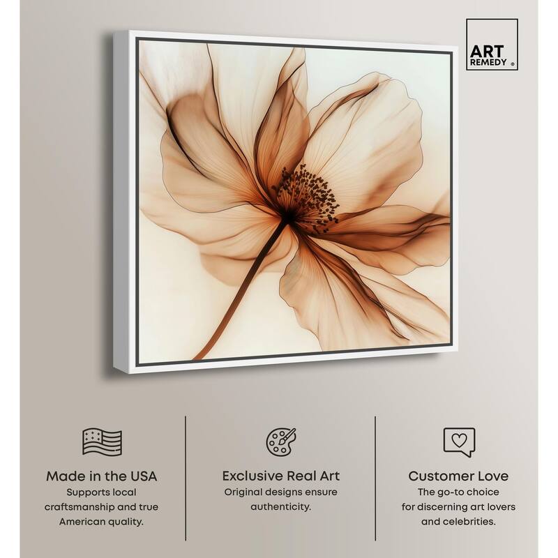 Fragile Elegance I Canvas by Art Remedy