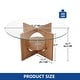 preview thumbnail 5 of 8, Moasis Round 2-Tier Glass Top Coffee Table