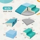 preview thumbnail 25 of 34, Soft Climb and Crawl Foam Playset, Safe Soft Foam Nugget Block
