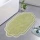 Home Weavers Allure Collection Absorbent Cotton, Machine Washable and Dry Bath Rugs - 21"x34" - Green