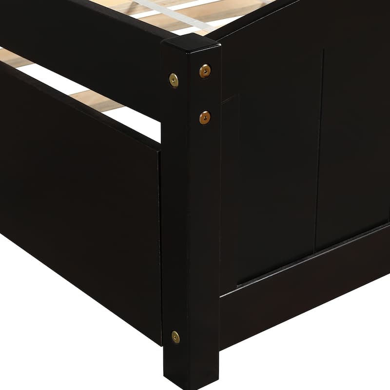 Platform Bed with Trundle