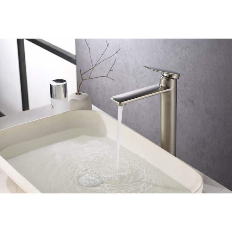 Ultra Faucets Wedge Collection Single Handle Vessel Lavatory Faucet