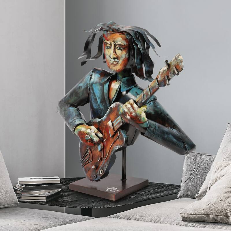 Iron Hand-Painted Colorful Art Sculpture