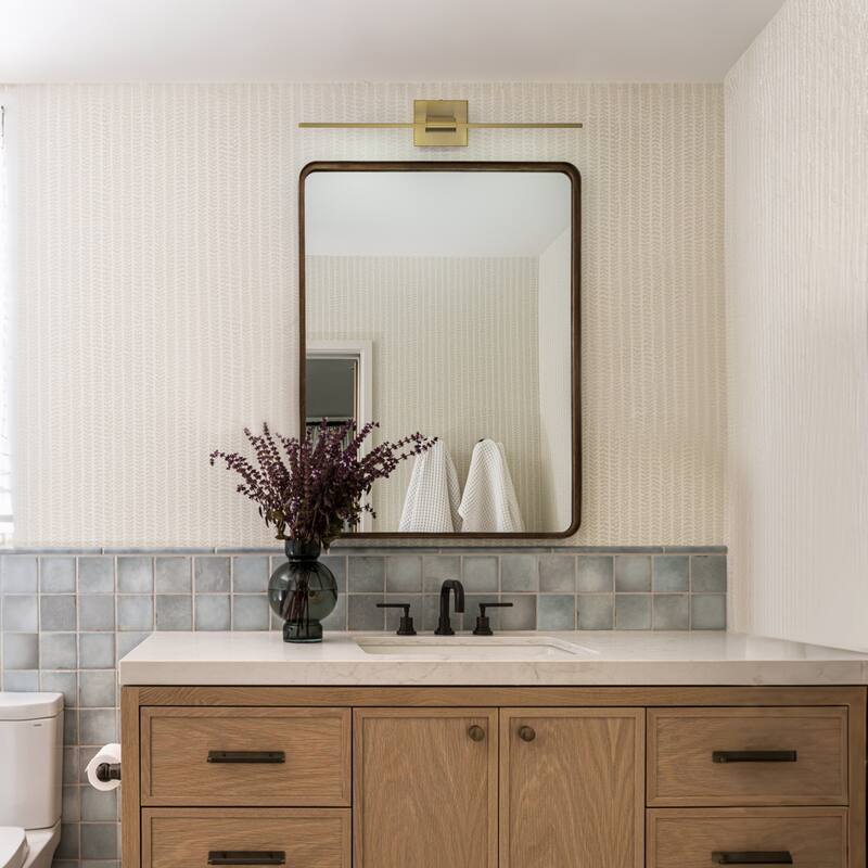 2-Light LED Modern Rotatable Vanity Light for Bathroom